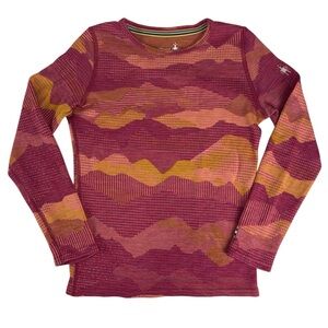 Smartwool Kids Classic Merino Base Layer Crew Long Sleeve Shirt Size M (9-10yrs)